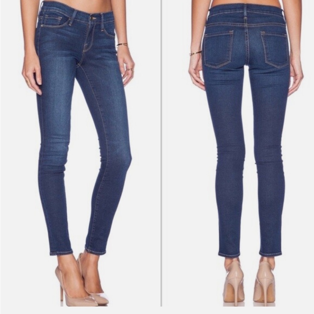 Frame Denim Le Skinny de Jeanne Crop Lakewood Jeans 29